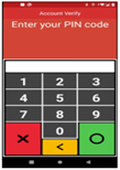 Enter pin code